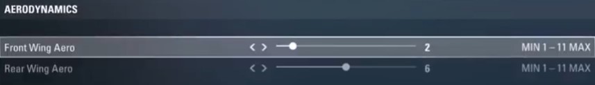 f1 2017 silverstone setup - aerodynamics