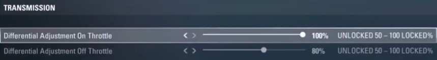 f1 2017 silverstone setup - transmission