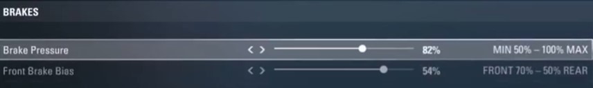 f1 2017 silverstone setup - brakes