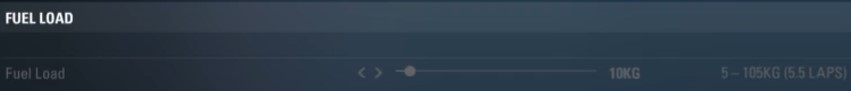 F1 2017 Monza Setup - weight