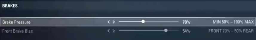 F1 2017 Singapore Setup - brakes