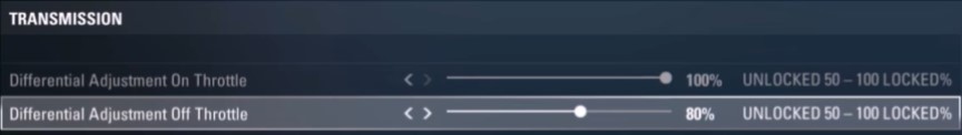 F1 2017 Malaysia Setup - transmission 