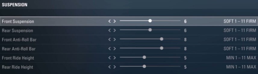 F1 2017 suzuka Setup - suspension