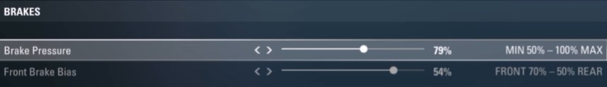F1 2017 suzuka Setup - brakes