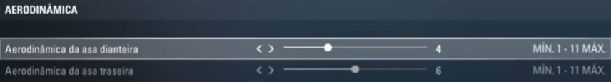 F1 2017 brazil Setup - aerodynamics