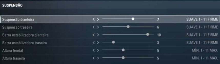 F1 2017 brazil Setup - suspension