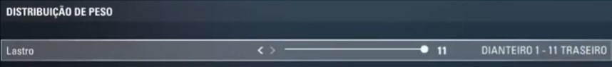 F1 2017 brazil Setup - weight