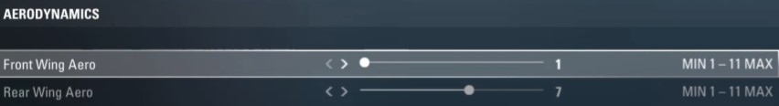 F1 2017 Abu Dhabi Setup - aerodynamics