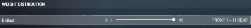 F1 2017 Abu Dhabi Setup - weight