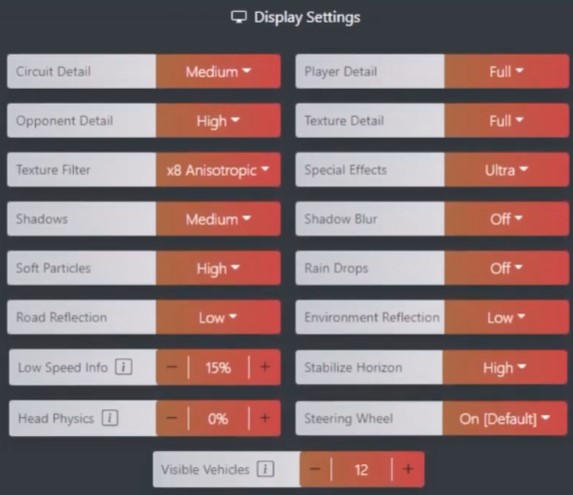 Best rFactor 2 VR Settings for High FPS