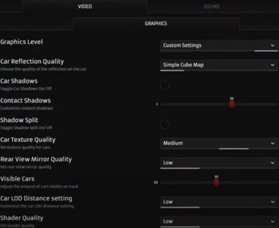 RaceRoom VR settings