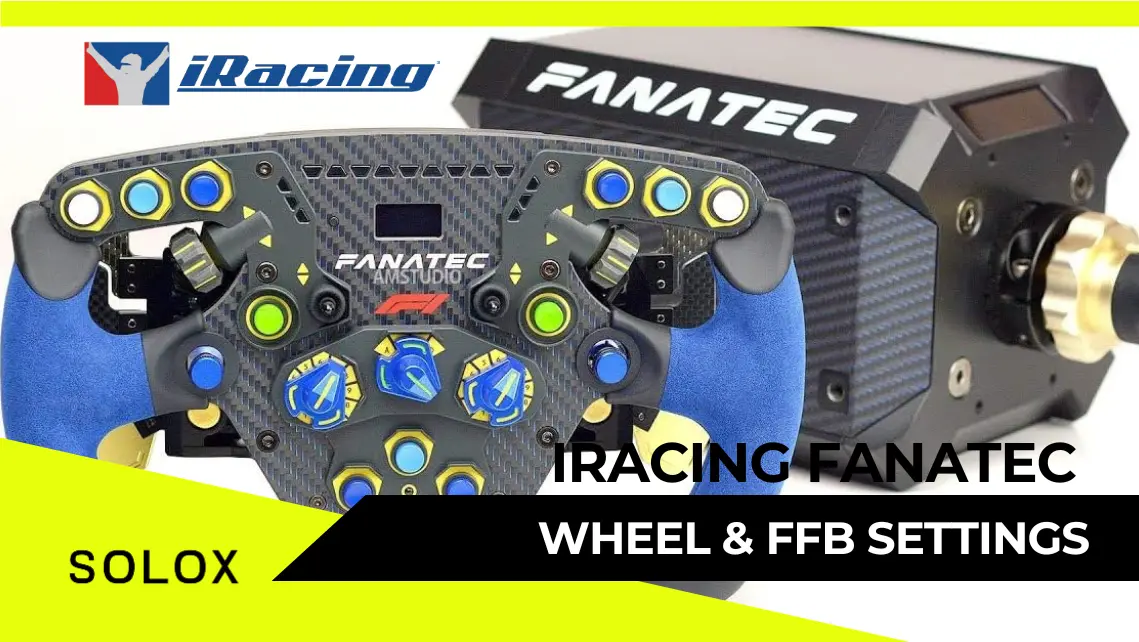 iRacing Fanatec Wheel & FFB Settings (Podium DD2 & CSL DD)