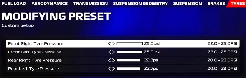 f1 23 ITALY MONZA setup 7