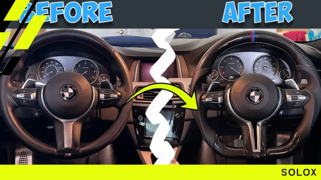 Use a steering wheel to level up
