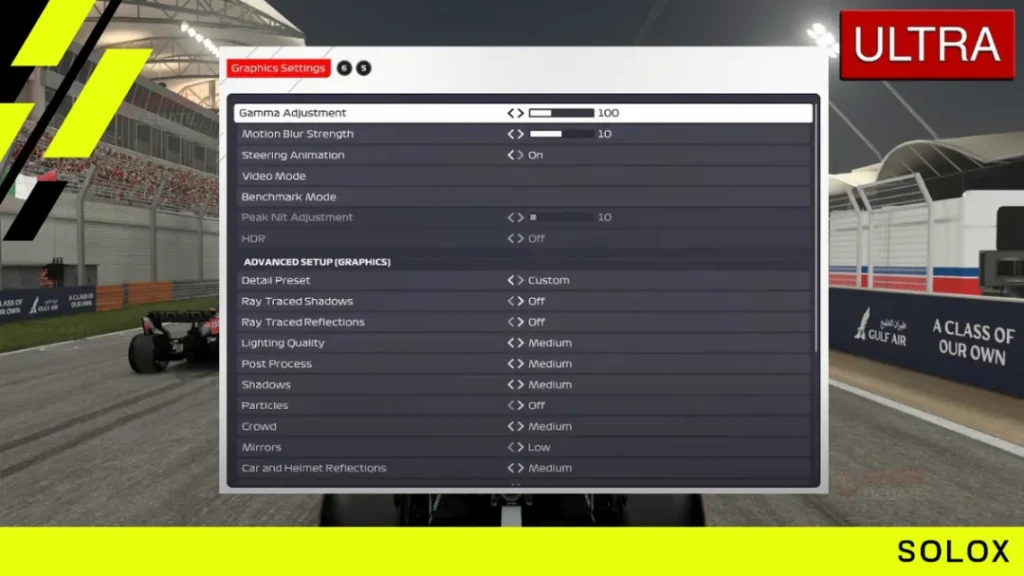 Best F1 2021 Graphics Settings