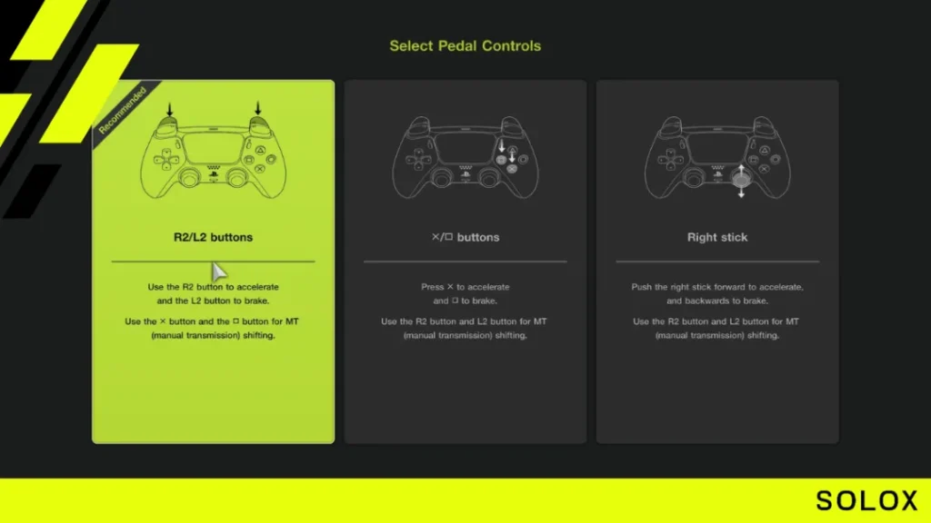 Turismo 7 controller settings