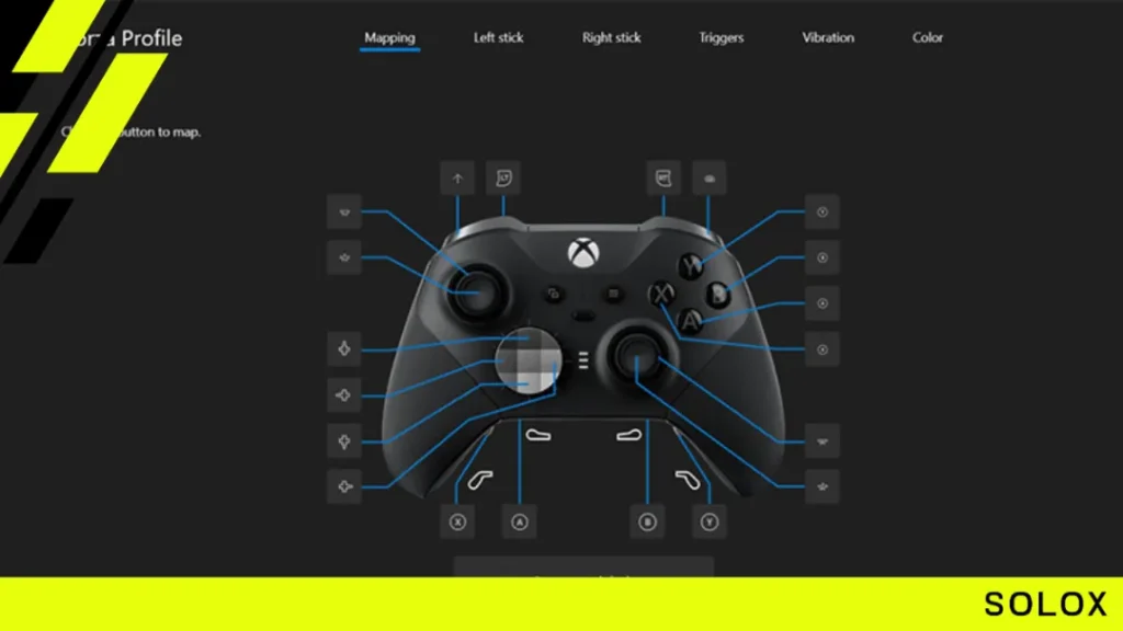Xbox controller settings