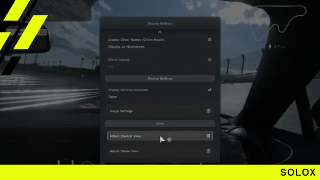 How do you change FOV in Gran Turismo 7?
