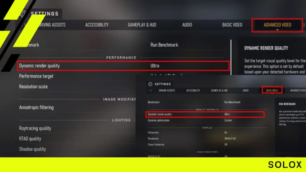 What are the best Graphics settings for Forza Motorsport 7?