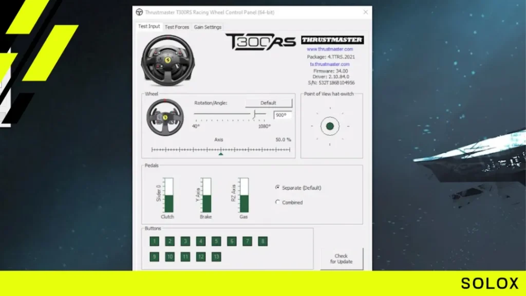 What are the best Thrustmaster settings for Forza Motorsport 7?