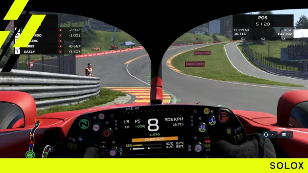 Can you change FOV in F1 2020?