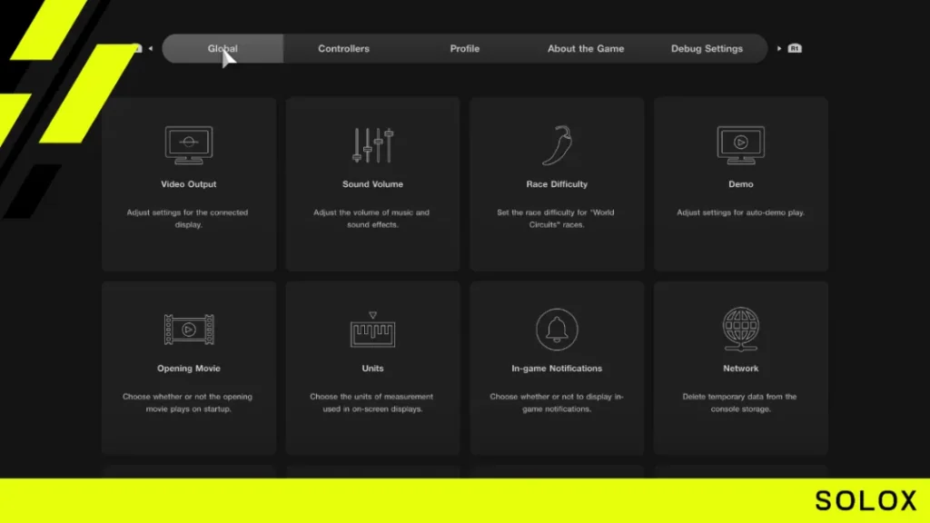 Gran Turismo 7 Keyboard Controls Settings