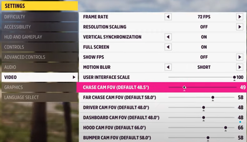 How to Setup FOV in Forza Horizon 5 (Best FOV Settings)