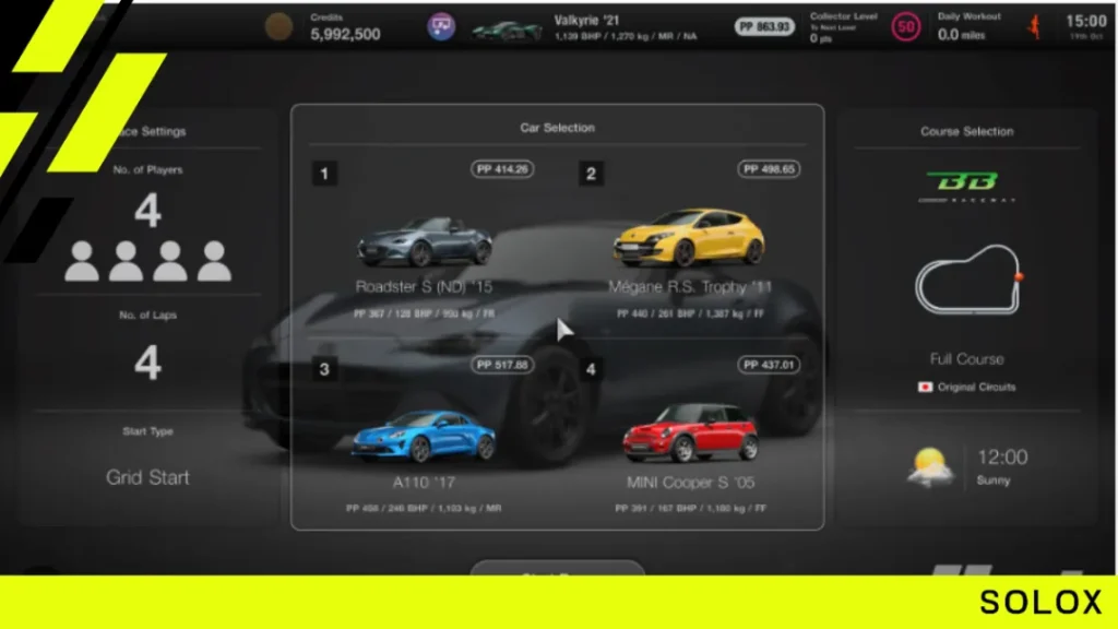 How to change Gran Turismo 7 split screen settings