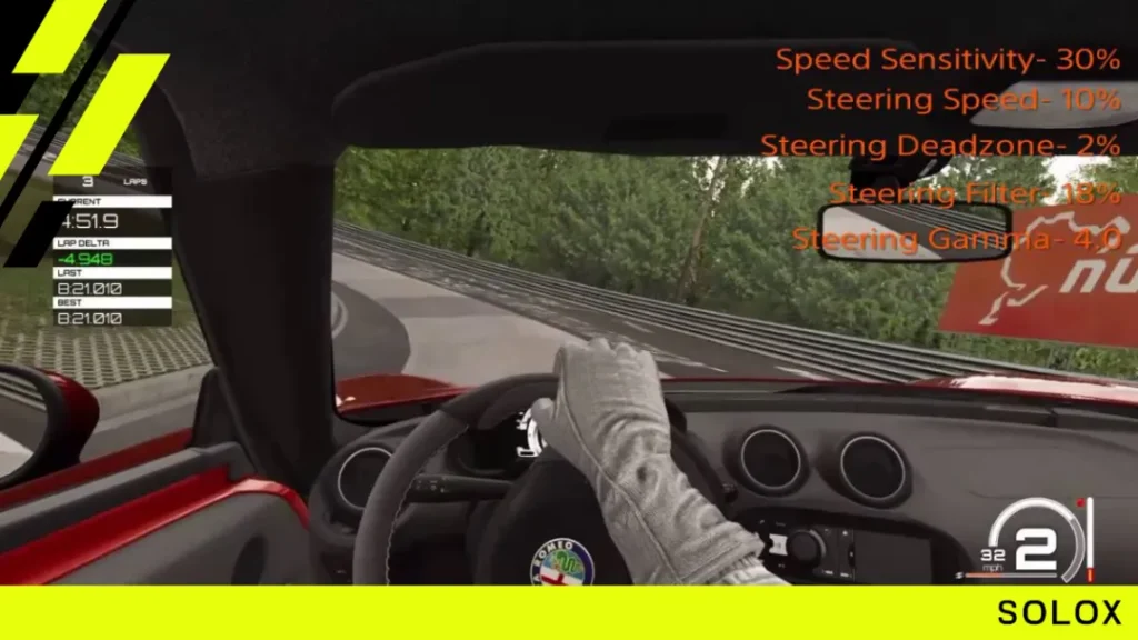 Steering sensitivity