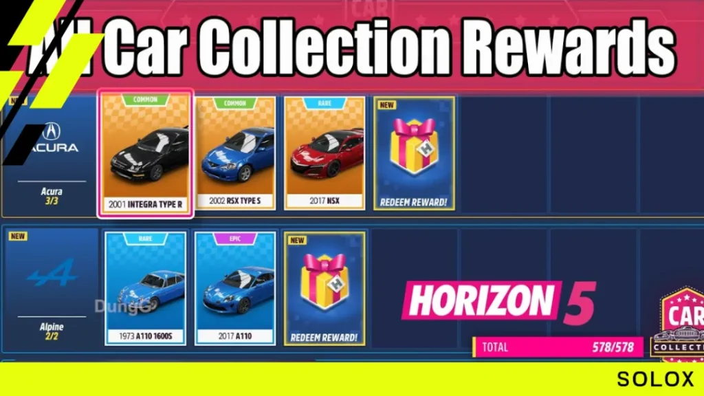 Rarest "Car Collection Reward"