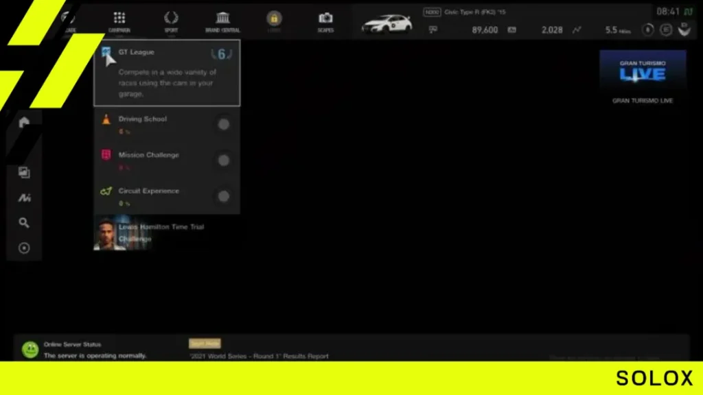 How do you change GT Sport difficulty settings?