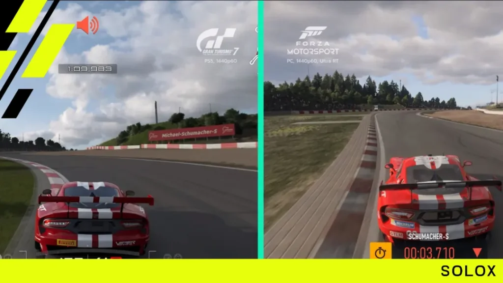 Which game is more realistic to drive?
