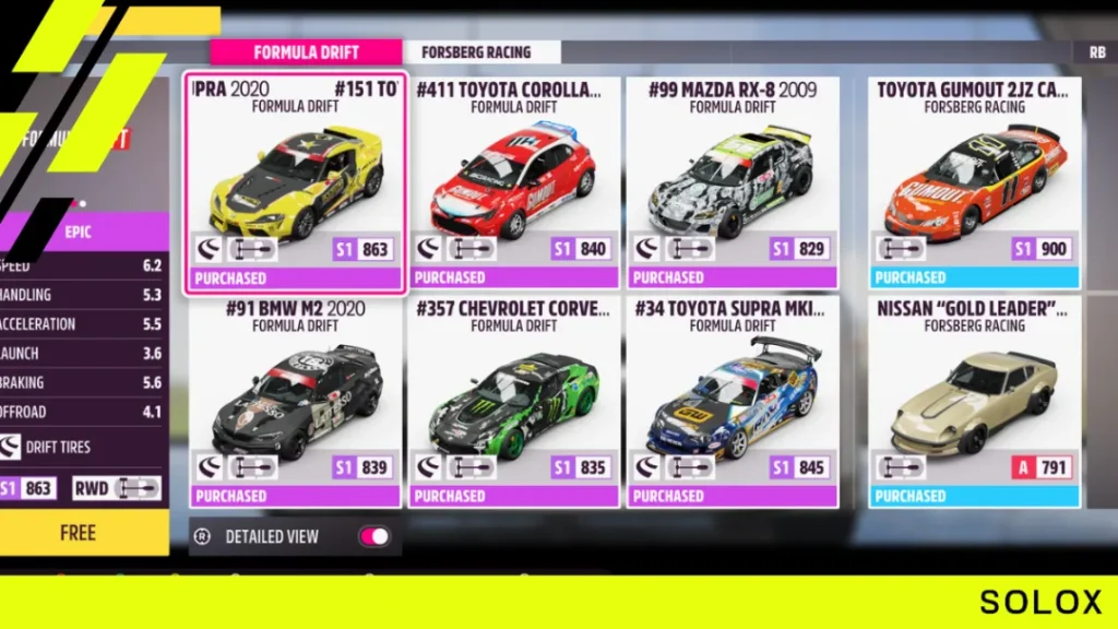 What are the Forza Horizon 5 Welcome Pack cars?