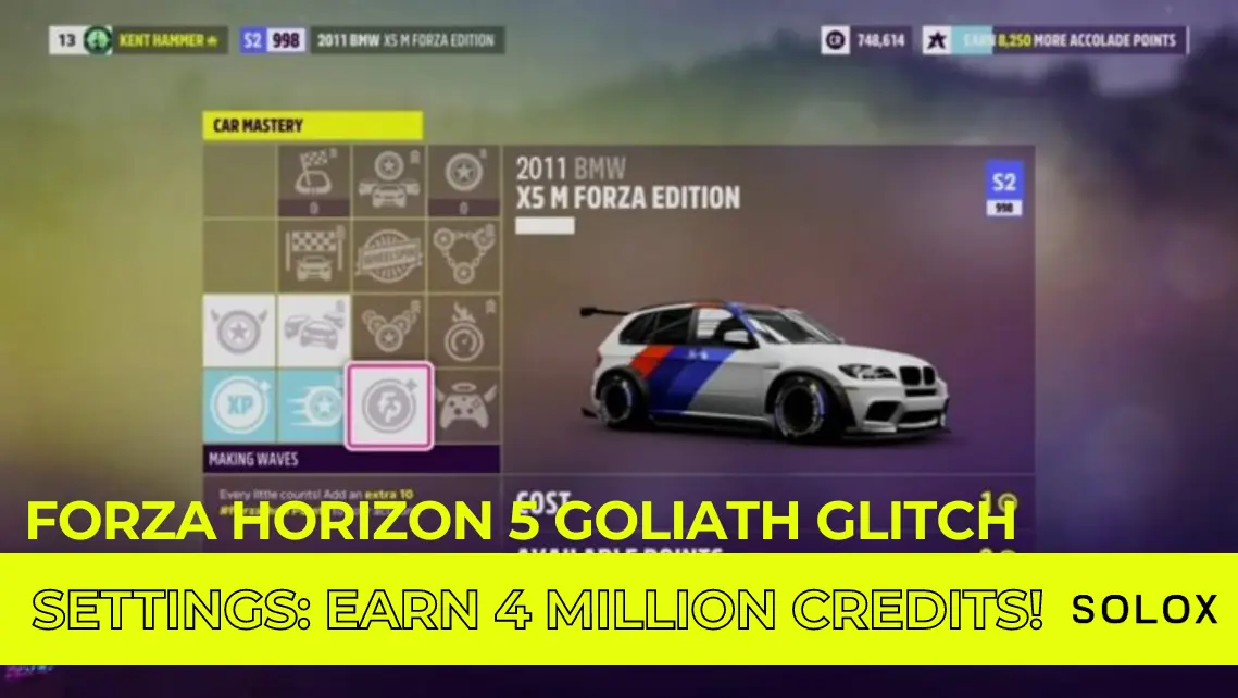 Forza Horizon 5 Goliath Glitch Settings: Earn 4 Million Credits!