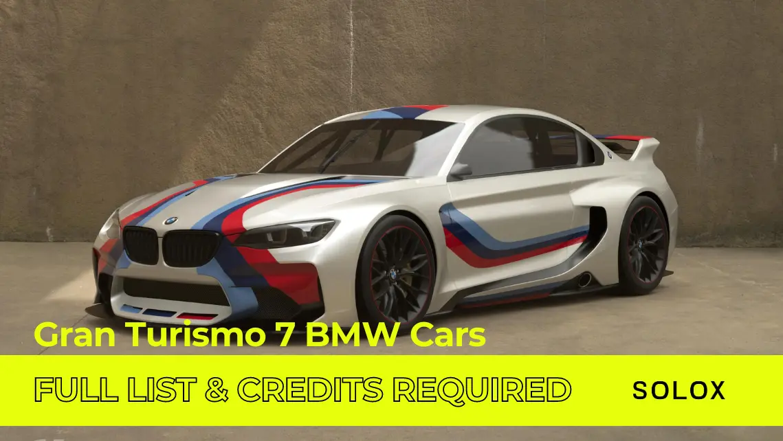 Gran Turismo 7 BMW Cars: Full List & Credits Required