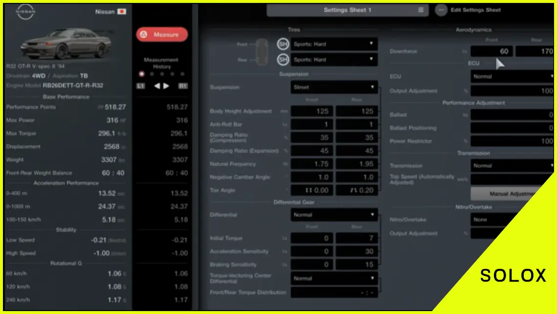 Gran Turismo 7 Reset Car Settings