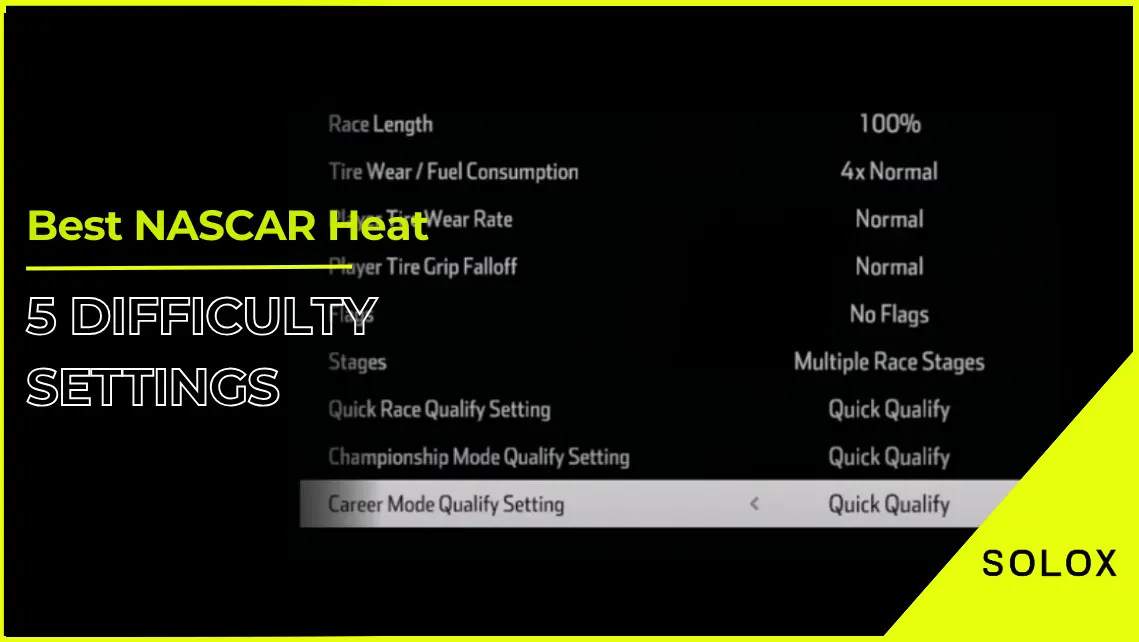 Best NASCAR Heat 5 Difficulty Settings