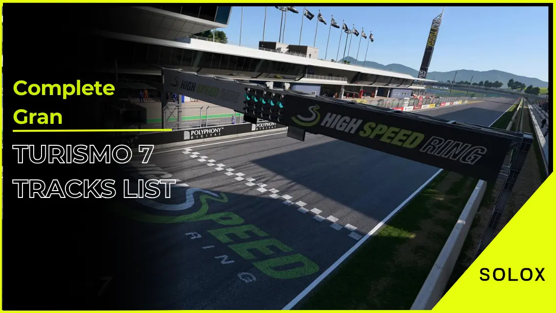 Complete Gran Turismo 7 Tracks List