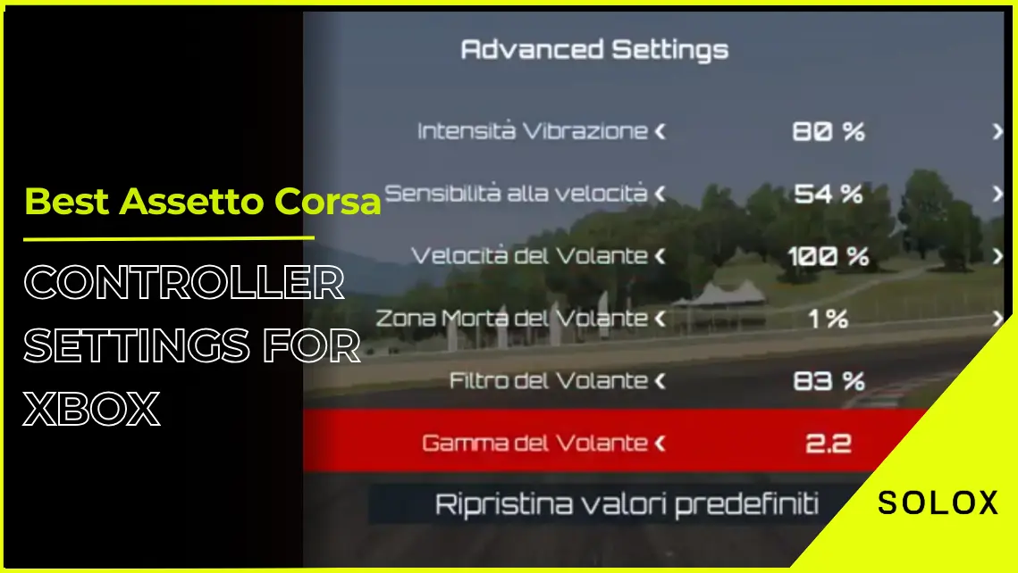 Best Assetto Corsa Controller Settings for Xbox