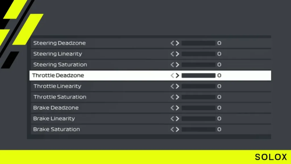 Vibration and Force Feedback settings