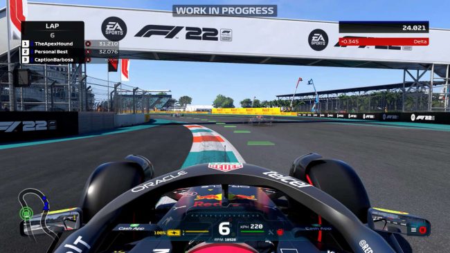 F1 22 onboard - hit the apex