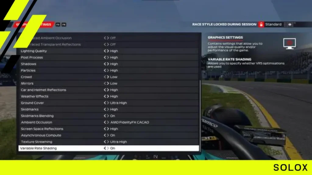 Best F1 22 Graphics Settings
