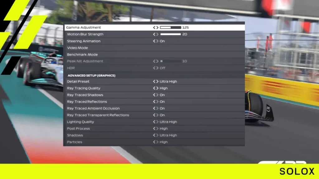 What are the best Graphics settings for F1 2021?