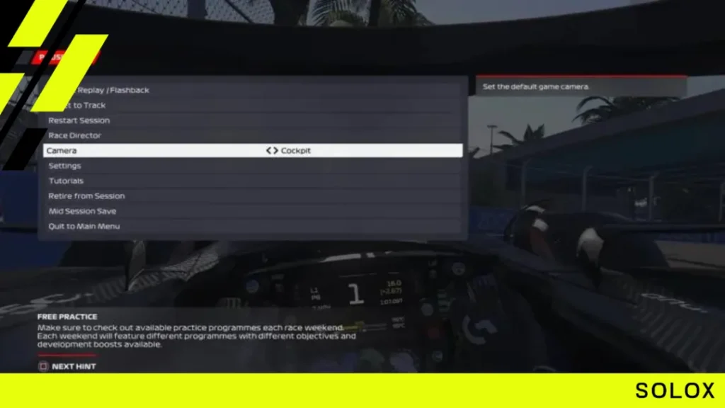 What are the best camera settings for F1 2022?