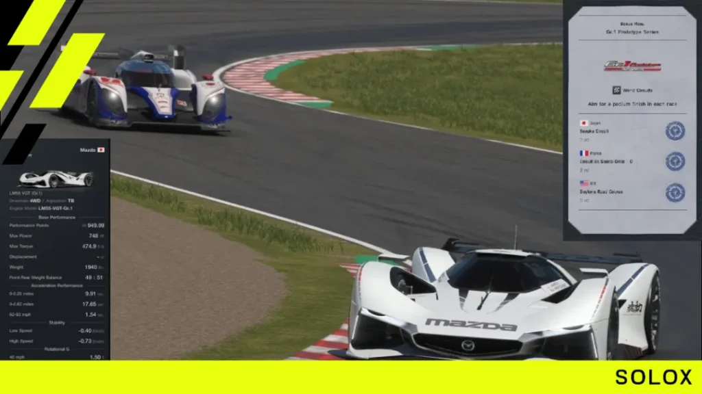 What car should I use for the GT7 menu book 42?