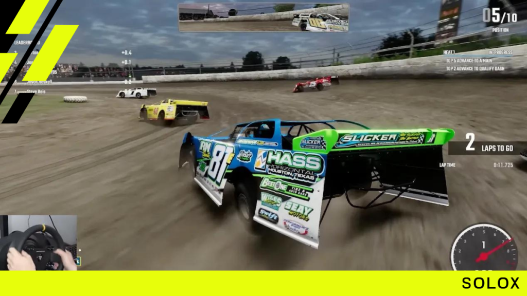 Which drivers are there in the World of Outlaws Dirt Racing game?