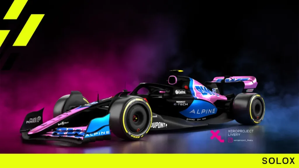 Alpine Black & Gold Livery