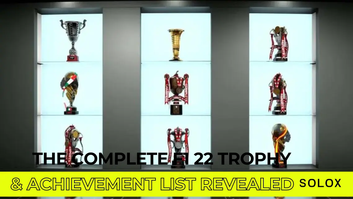 The Complete F1 22 Trophy & Achievement List Revealed