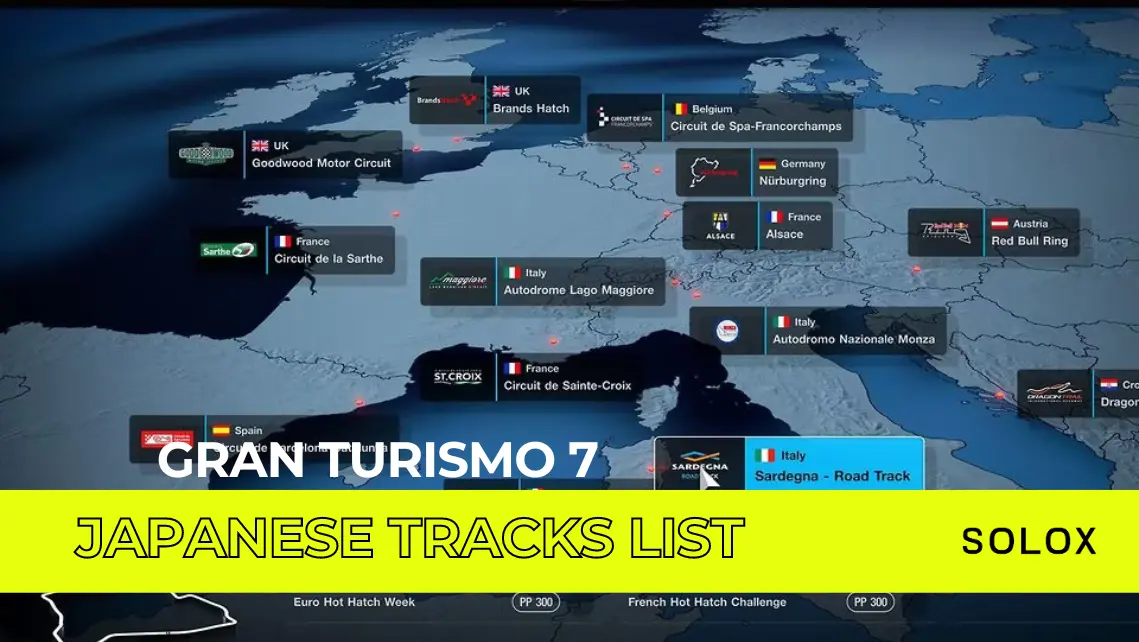 Gran Turismo 7: Japanese Tracks List