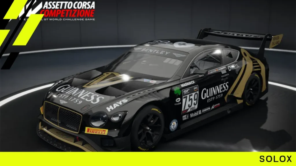Assetto Corsa Competizione: GT3 Cars List